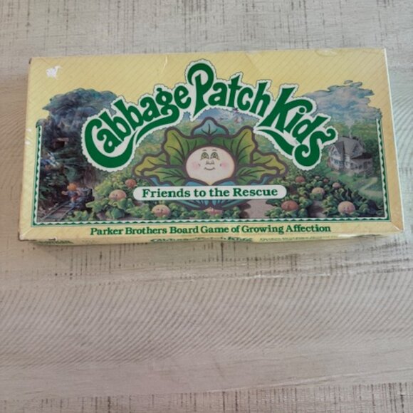 Vintage 1984 Parker Brothers Cabbage Patch Kids Friends to the Rescue Board Game - Picture 1 of 12